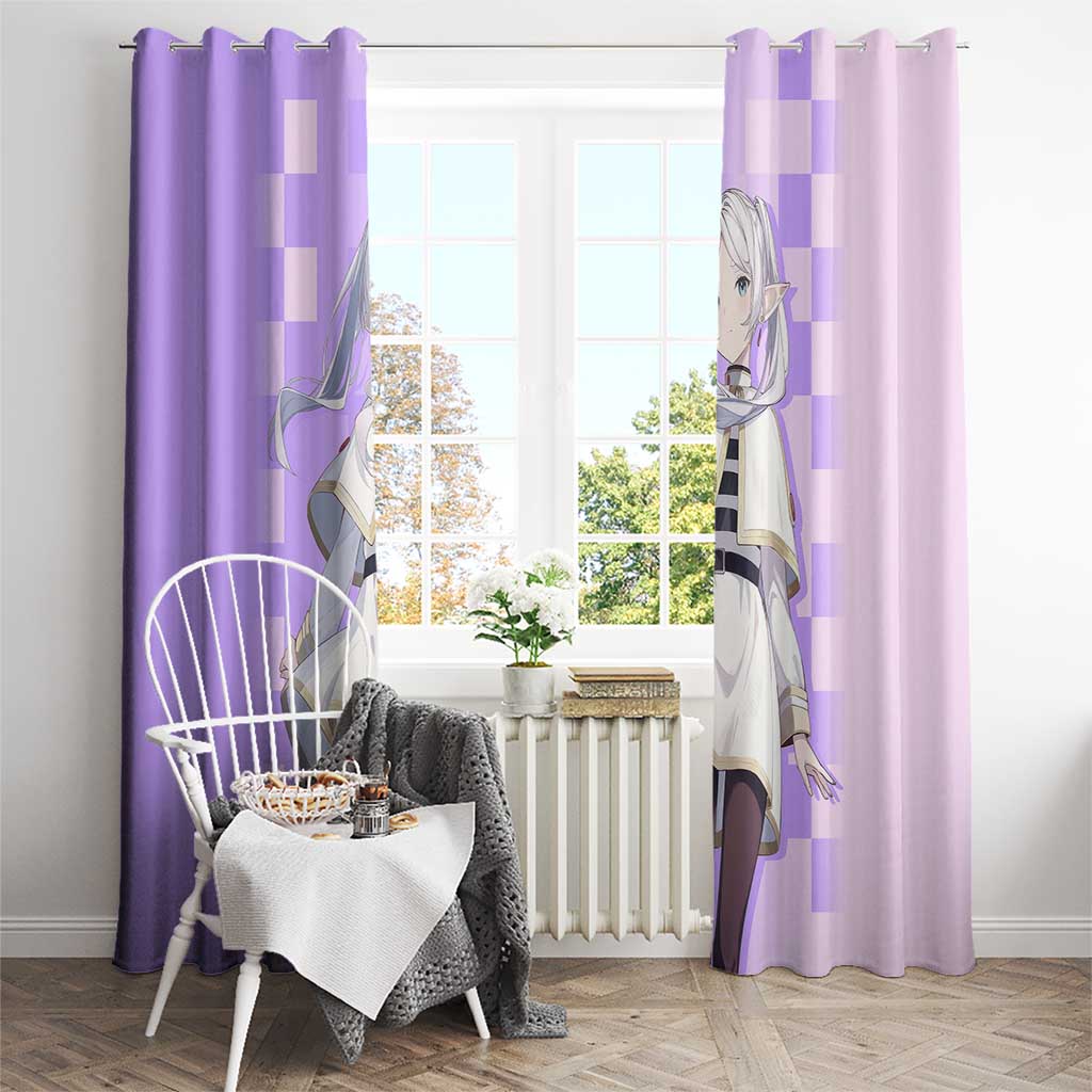 Frieren - Frieren Window Curtain Anime Style