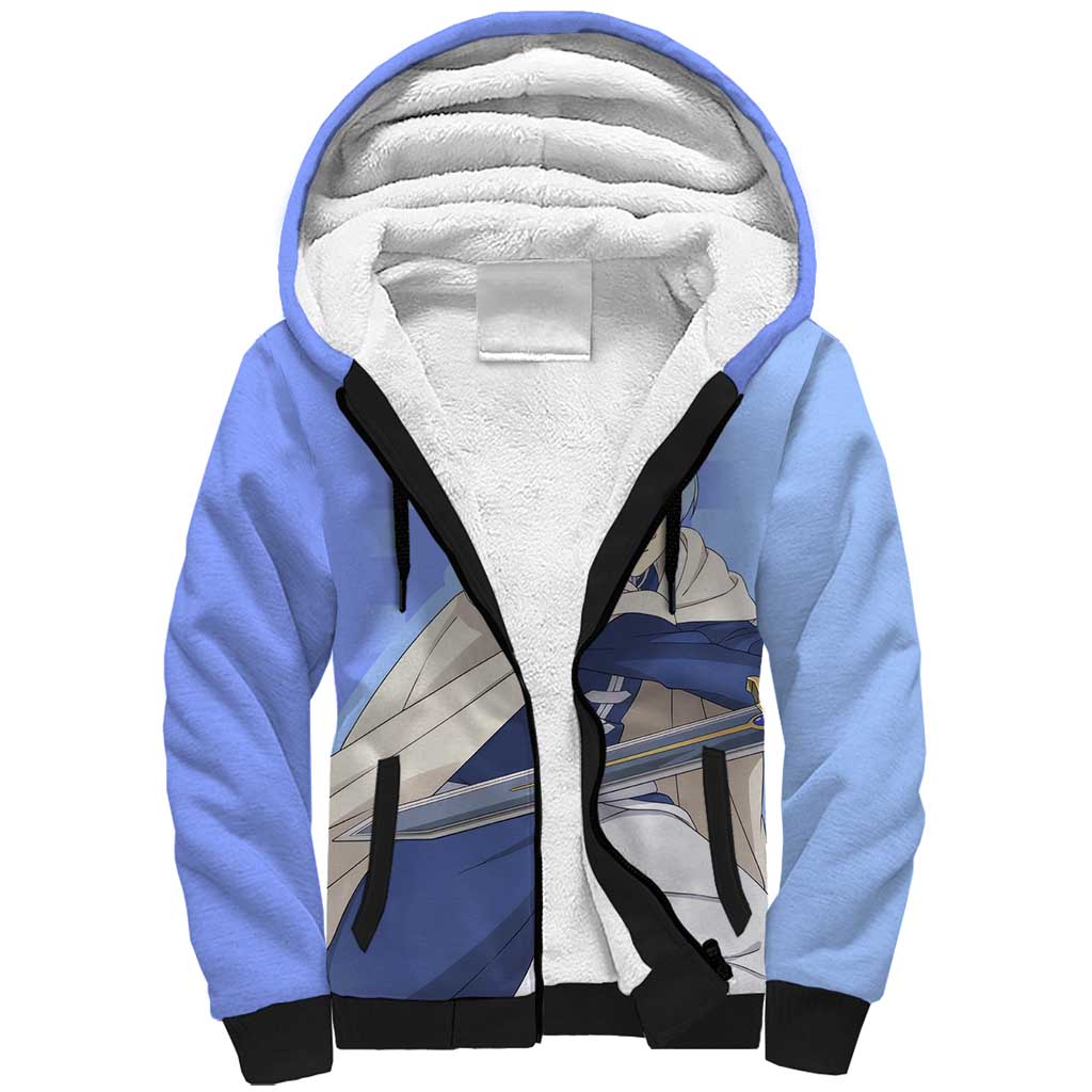 Himmel - Frieren Sherpa Hoodie Anime Style