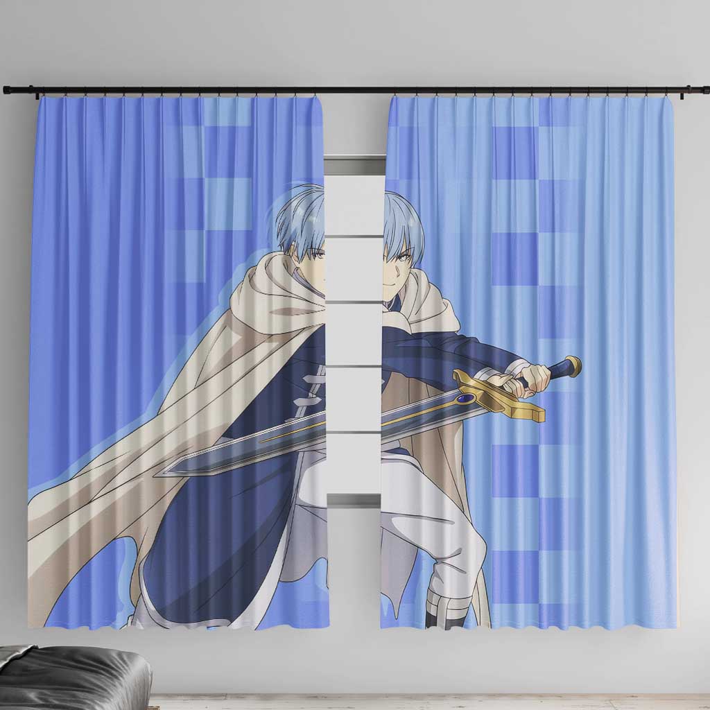 Himmel - Frieren Window Curtain Anime Style