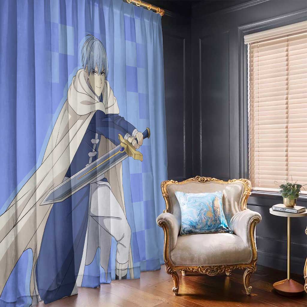 Himmel - Frieren Window Curtain Anime Style