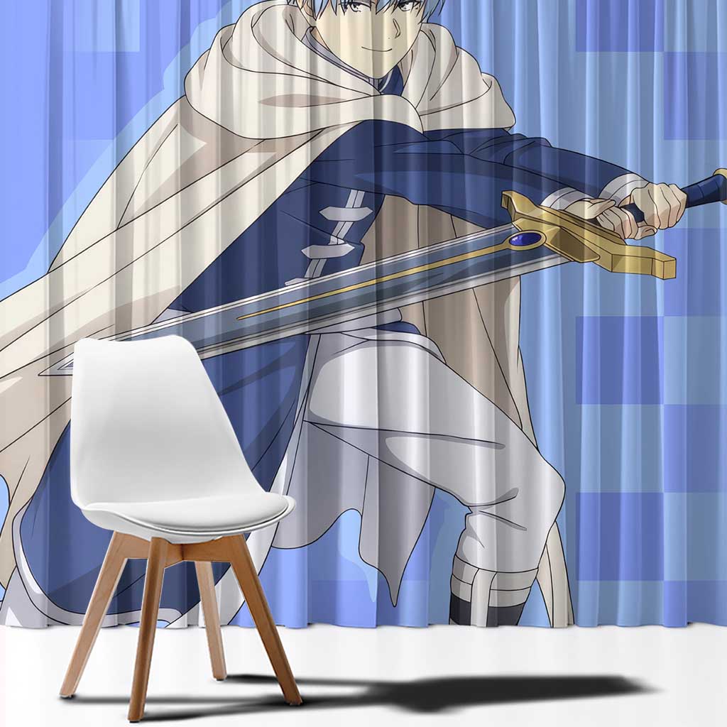 Himmel - Frieren Window Curtain Anime Style