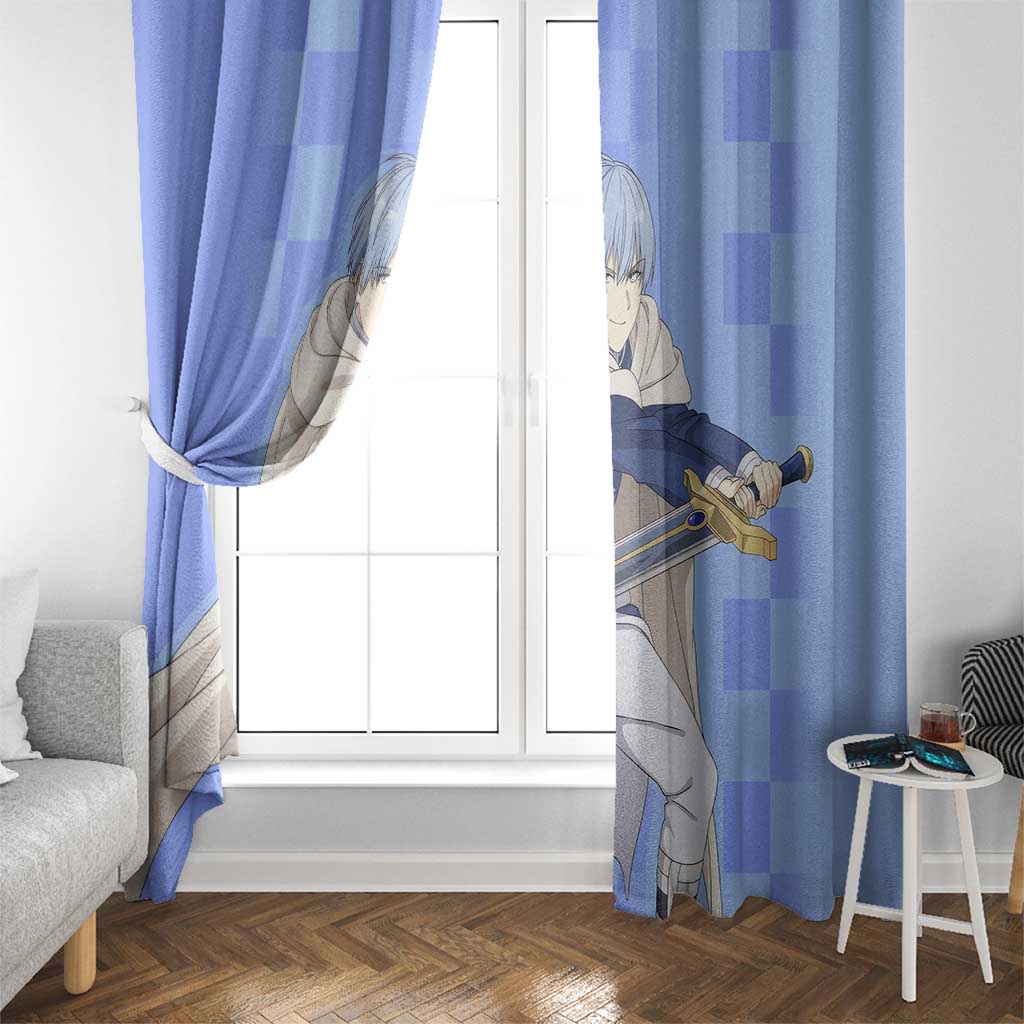 Himmel - Frieren Window Curtain Anime Style