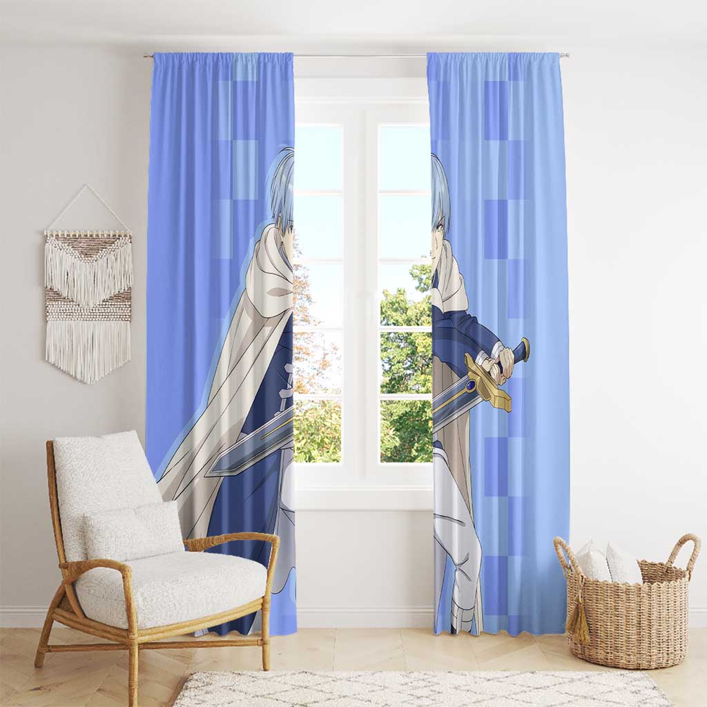 Himmel - Frieren Window Curtain Anime Style