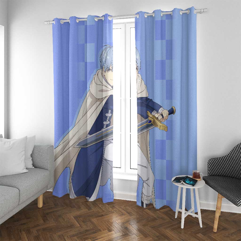 Himmel - Frieren Window Curtain Anime Style