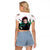 Tanjiro Kamado - Demon Slayer Raglan Cropped T Shirt Anime Style