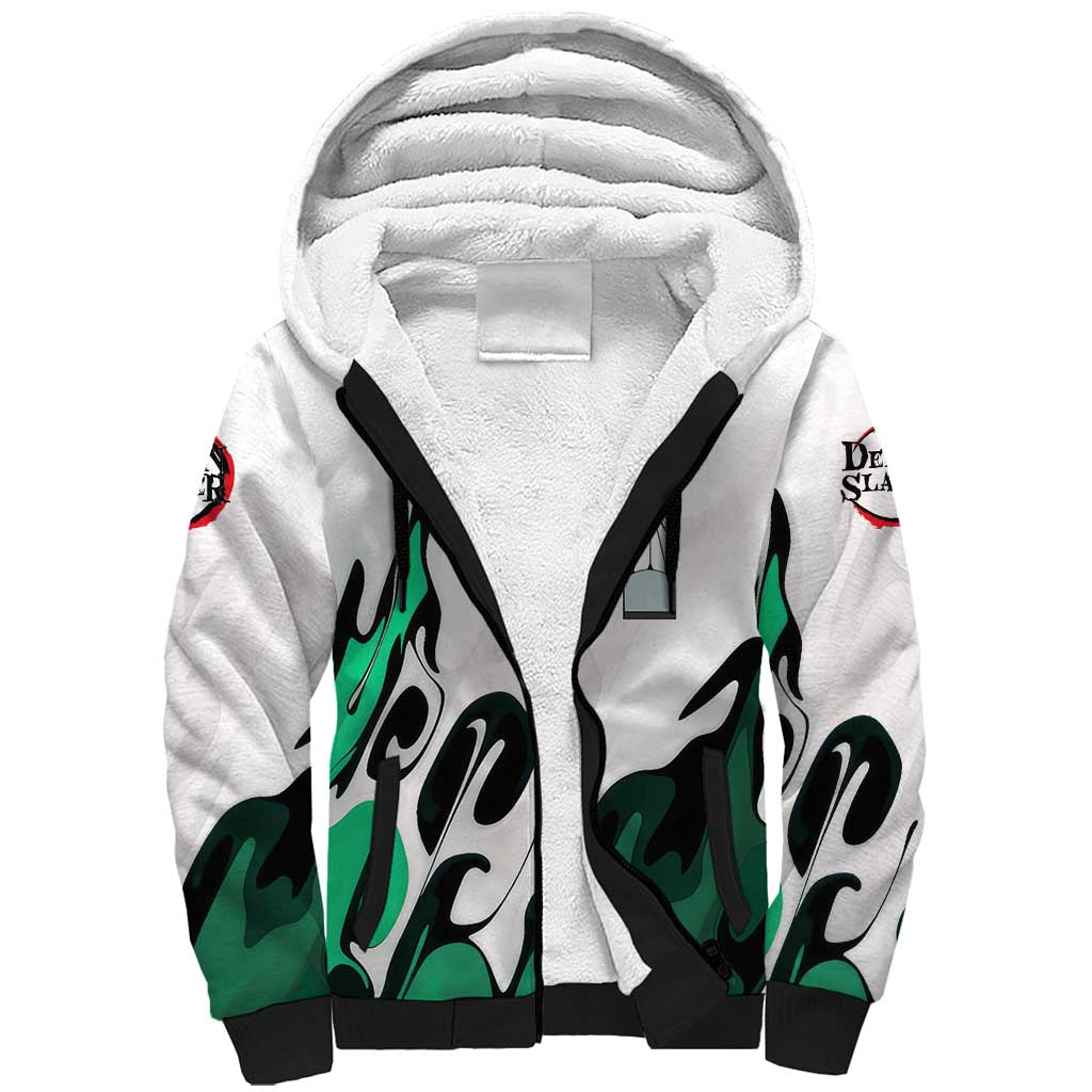 Tanjiro Kamado - Demon Slayer Sherpa Hoodie Anime Style