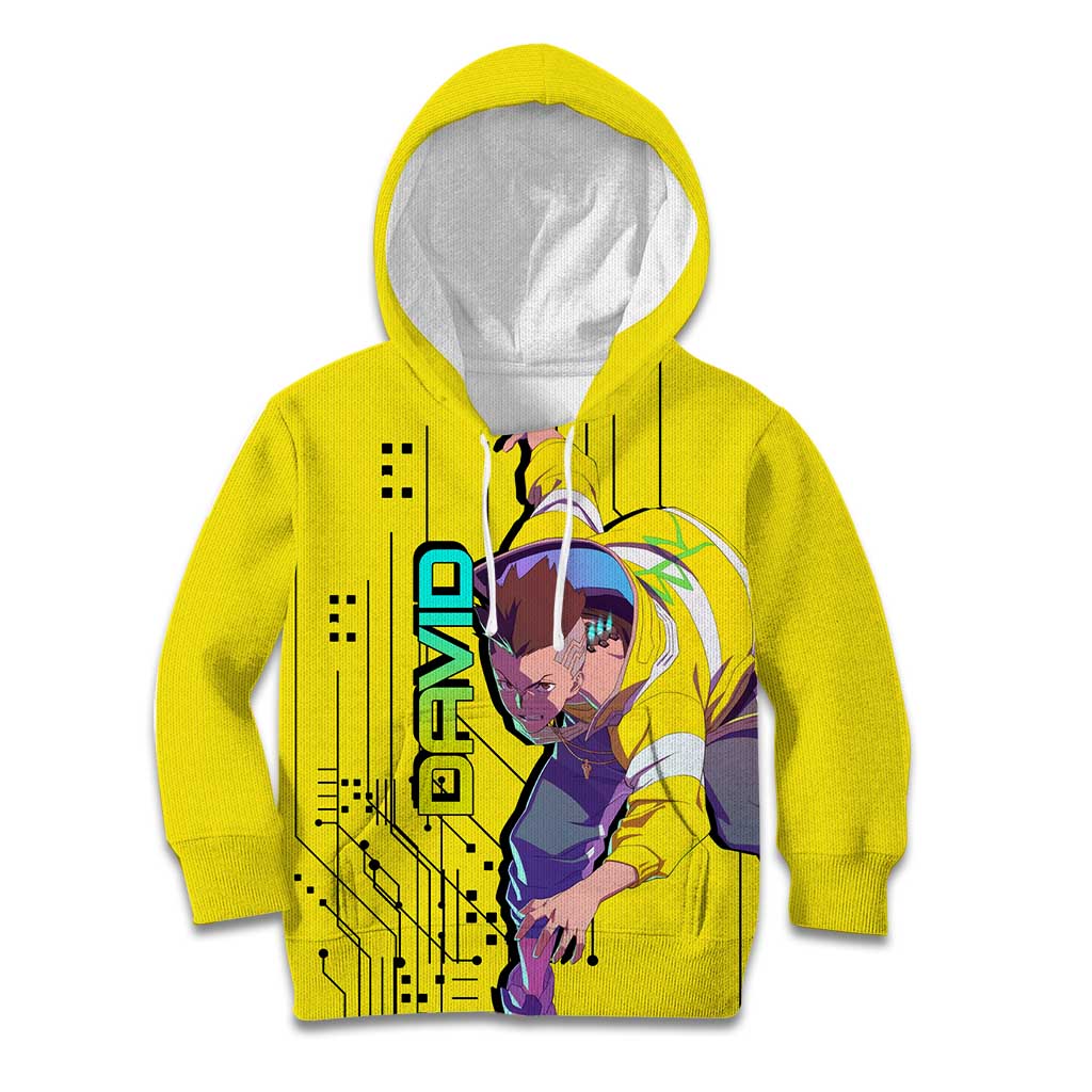 David - Cyberpunk Edgerunners Kid Hoodie Anime Style