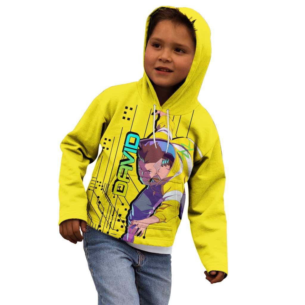 David - Cyberpunk Edgerunners Kid Hoodie Anime Style