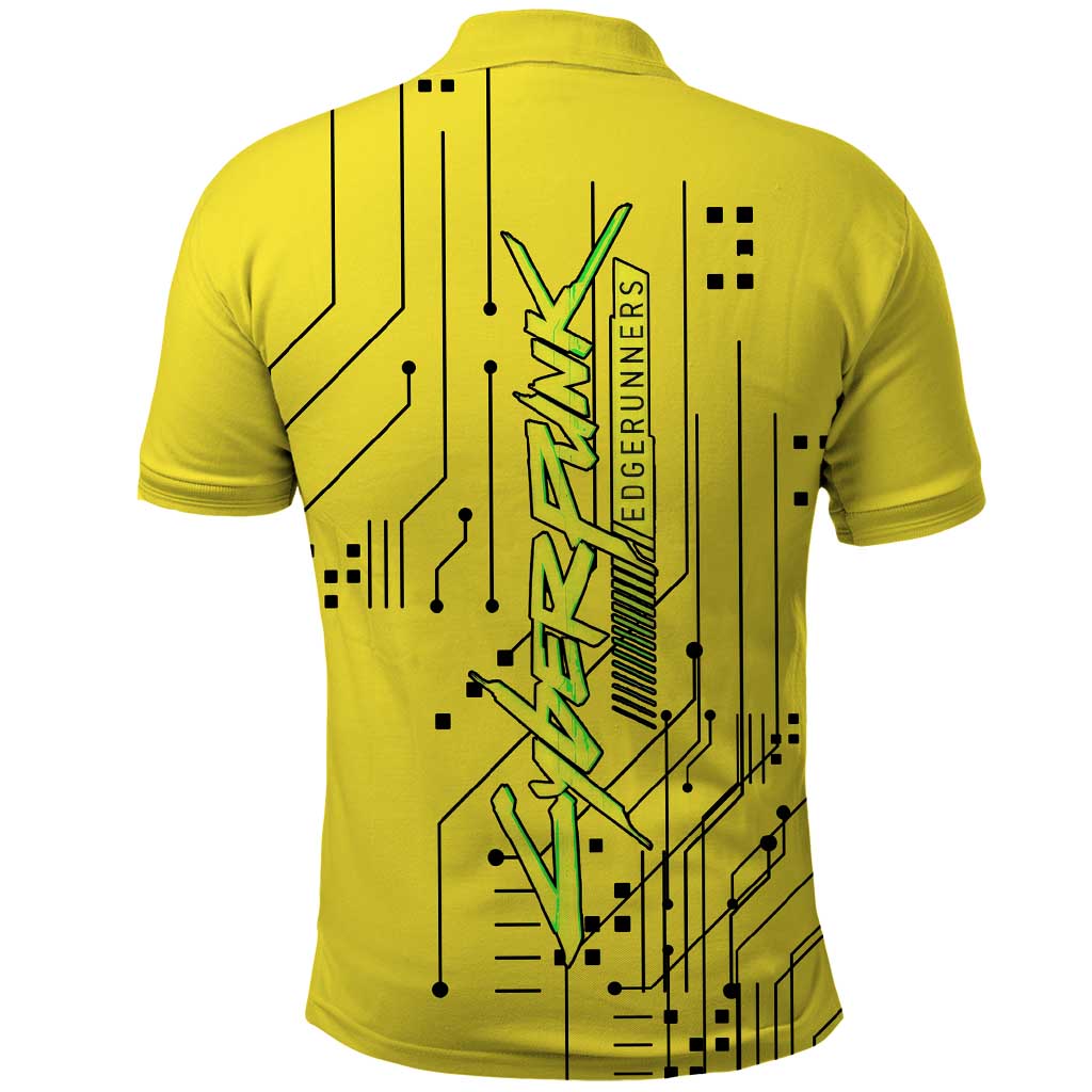 David - Cyberpunk Edgerunners Polo Shirt Anime Style
