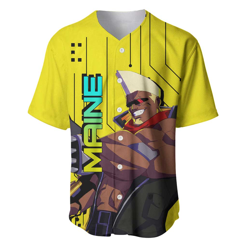 Maine - Cyberpunk Edgerunners Baseball Jersey Anime Style