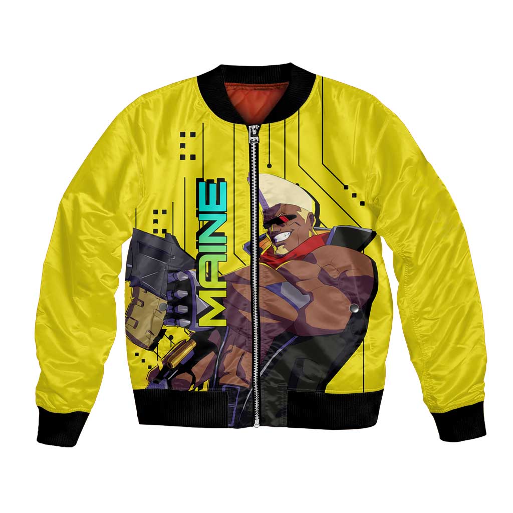 Maine - Cyberpunk Edgerunners Bomber Jacket Anime Style