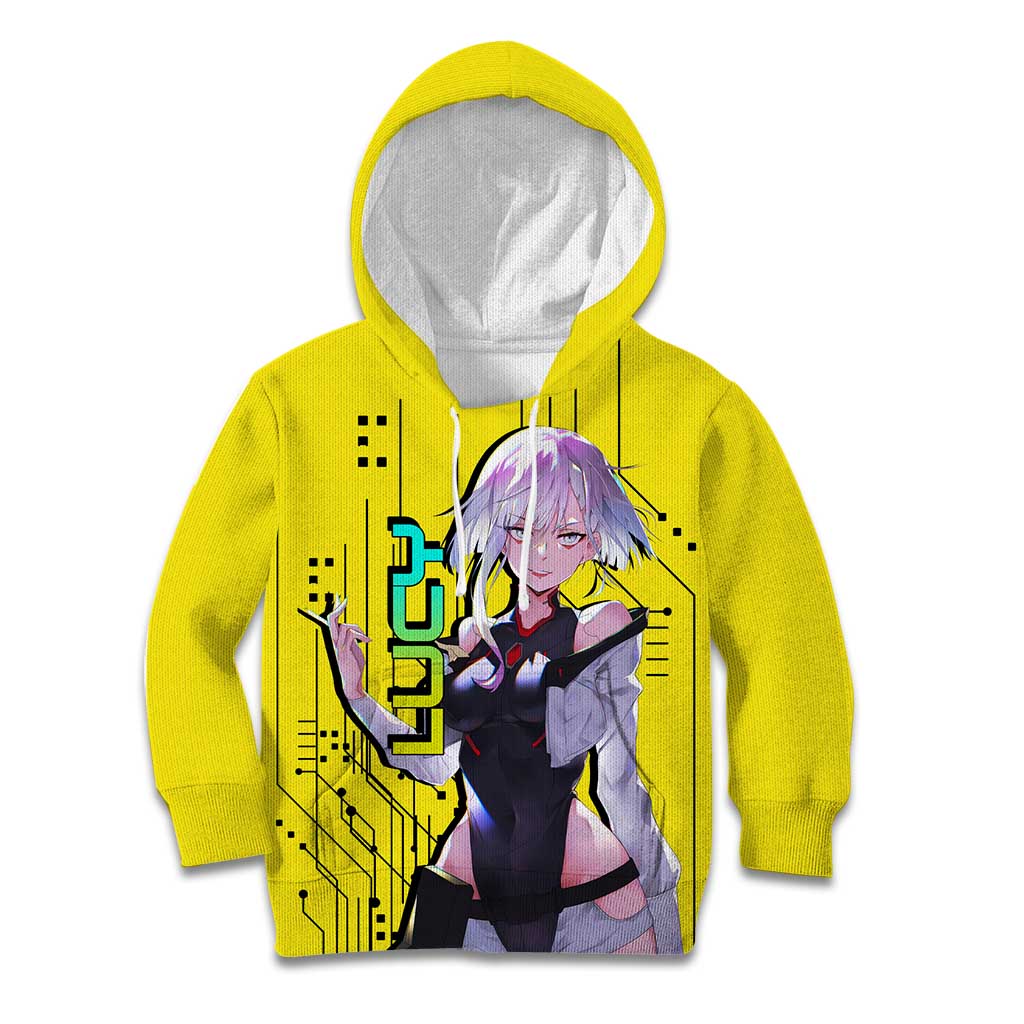 Lucy - Cyberpunk Edgerunners Kid Hoodie Anime Style