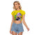 Lucy - Cyberpunk Edgerunners Raglan Cropped T Shirt Anime Style