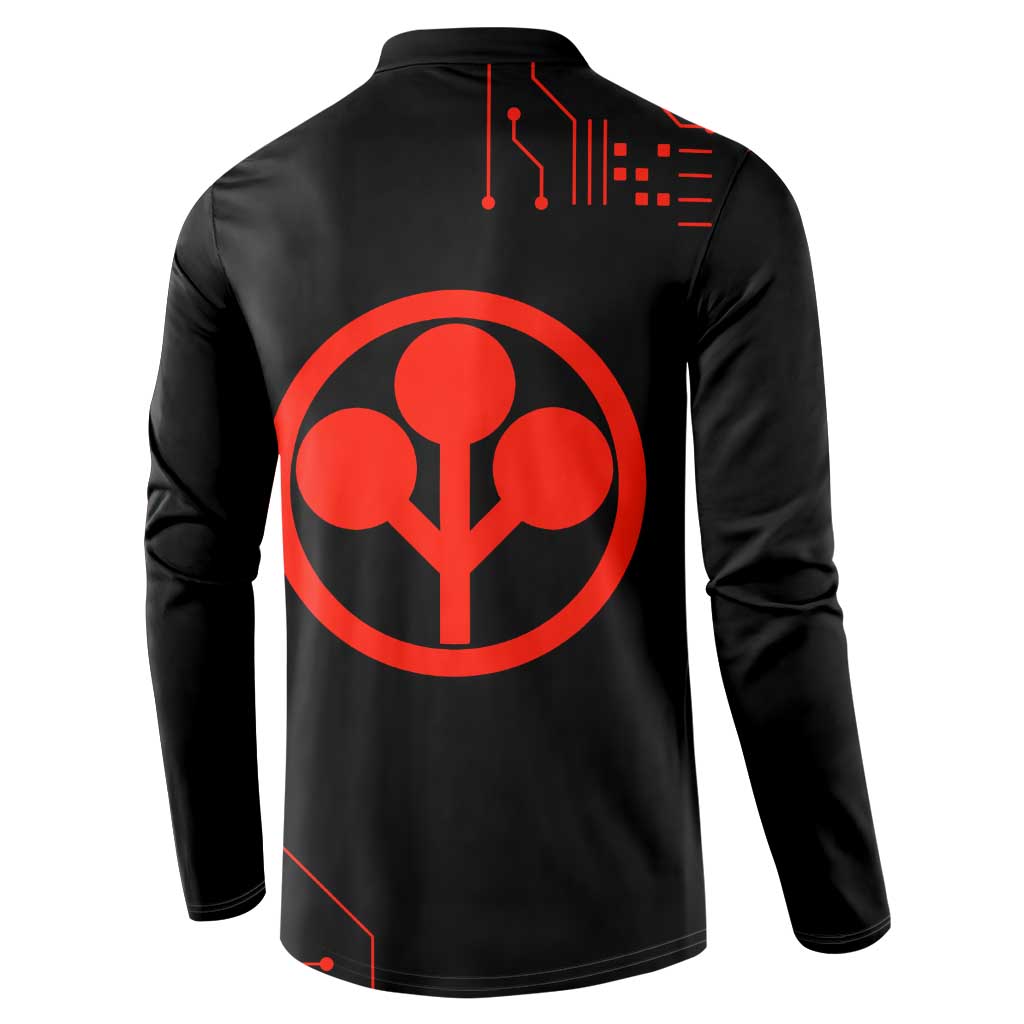 Adam Smasher - Cyberpunk Edgerunners Button Sweatshirt Anime Style