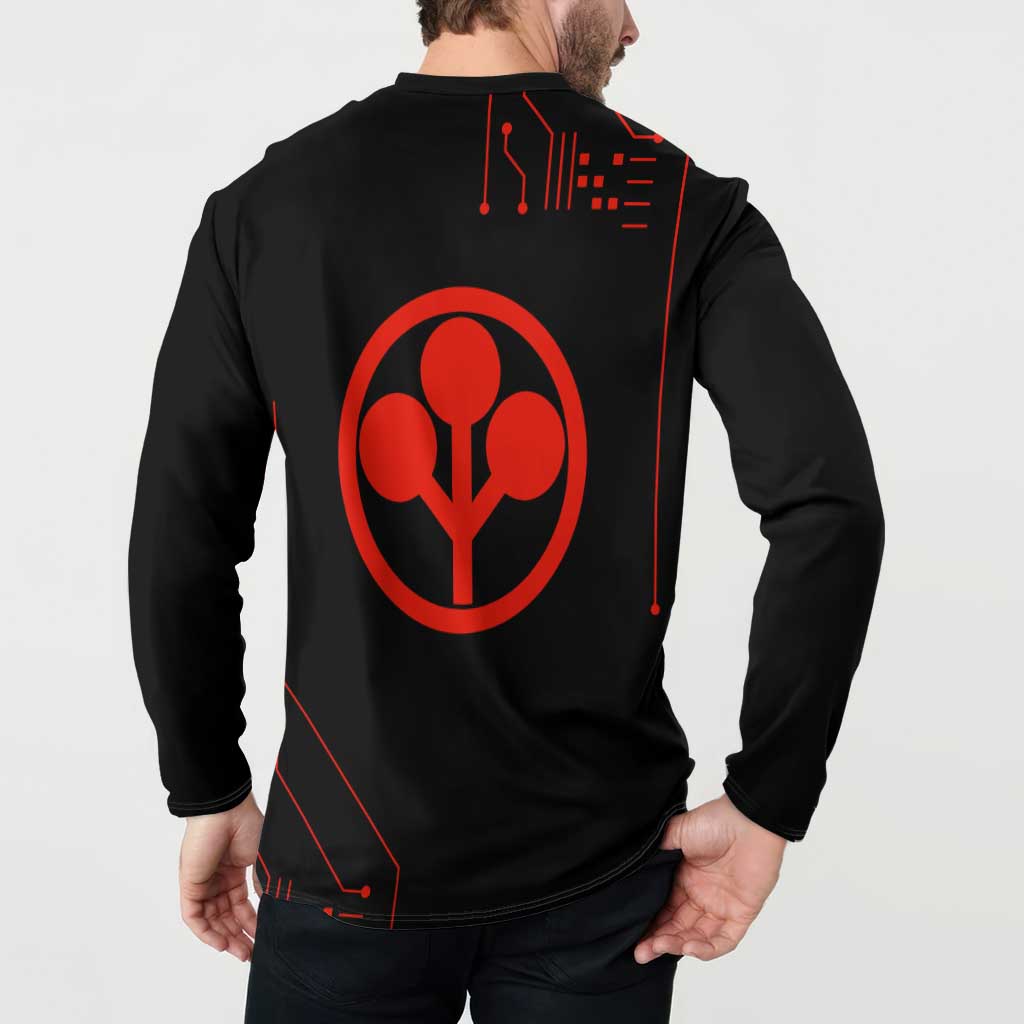 Adam Smasher - Cyberpunk Edgerunners Button Sweatshirt Anime Style