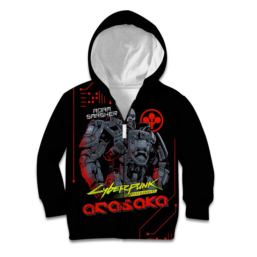 Adam Smasher - Cyberpunk Edgerunners Kid Hoodie Anime Style