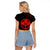 Adam Smasher - Cyberpunk Edgerunners Raglan Cropped T Shirt Anime Style