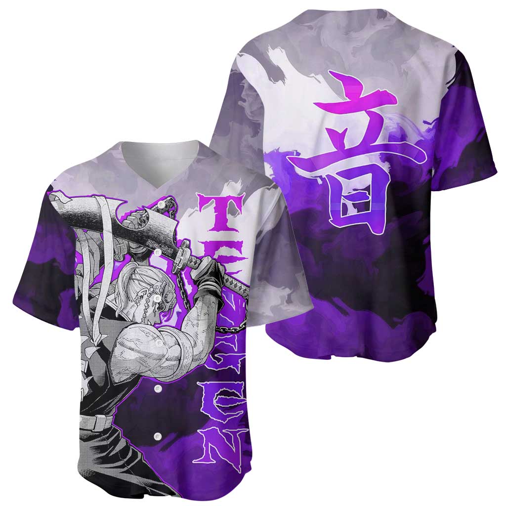 Tengen Uzui - Demon Slayer Baseball Jersey Anime Style