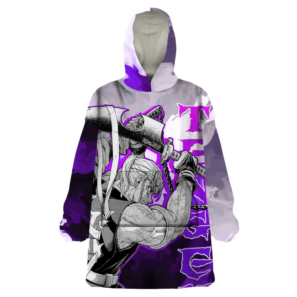 Tengen Uzui - Demon Slayer Wearable Blanket Hoodie Anime Style
