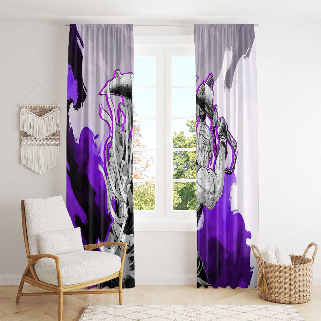Tengen Uzui - Demon Slayer Window Curtain Anime Style