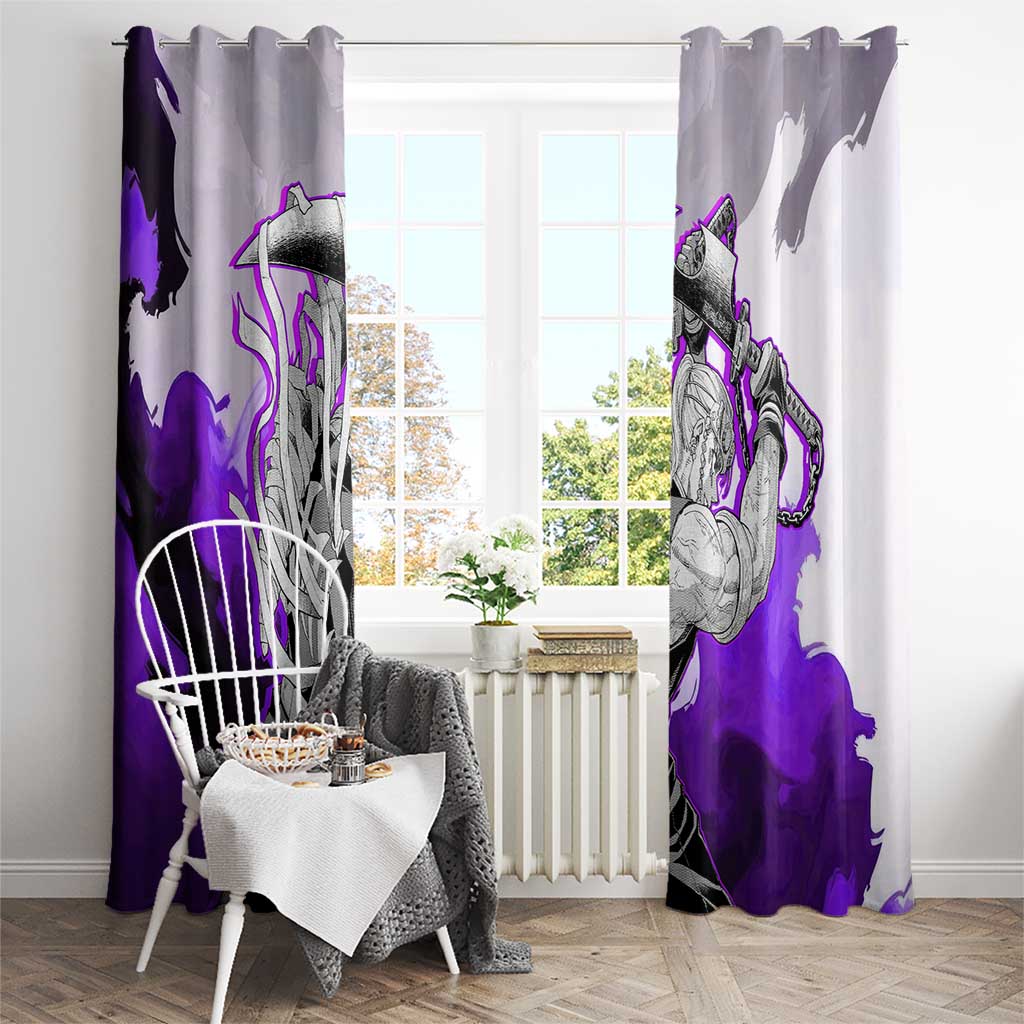 Tengen Uzui - Demon Slayer Window Curtain Anime Style