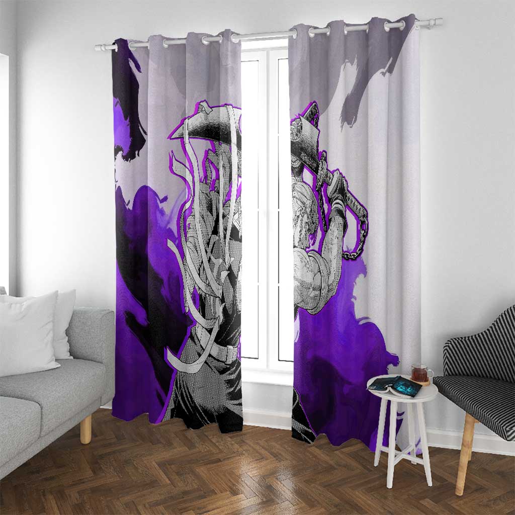 Tengen Uzui - Demon Slayer Window Curtain Anime Style