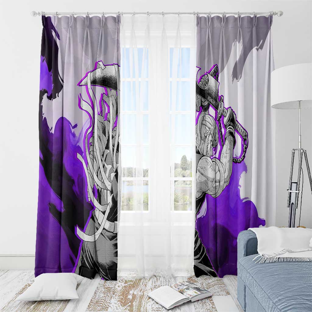 Tengen Uzui - Demon Slayer Window Curtain Anime Style