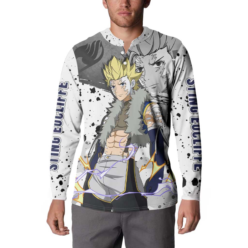 Sabertooth Sting Eucliffe - Fairy Tail Button Sweatshirt Anime Style