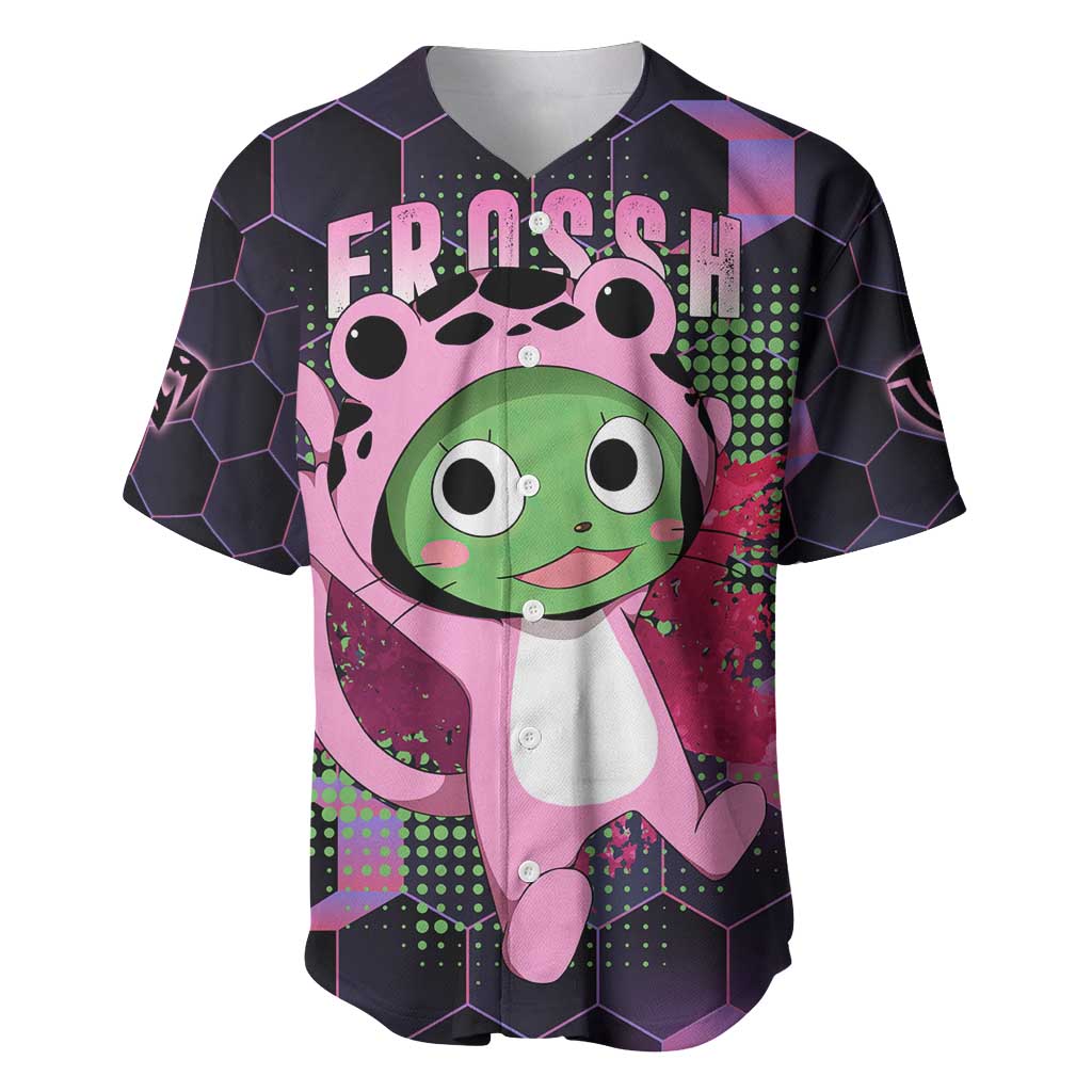 Sabertooth Frosch - Fairy Tail Baseball Jersey Anime Style