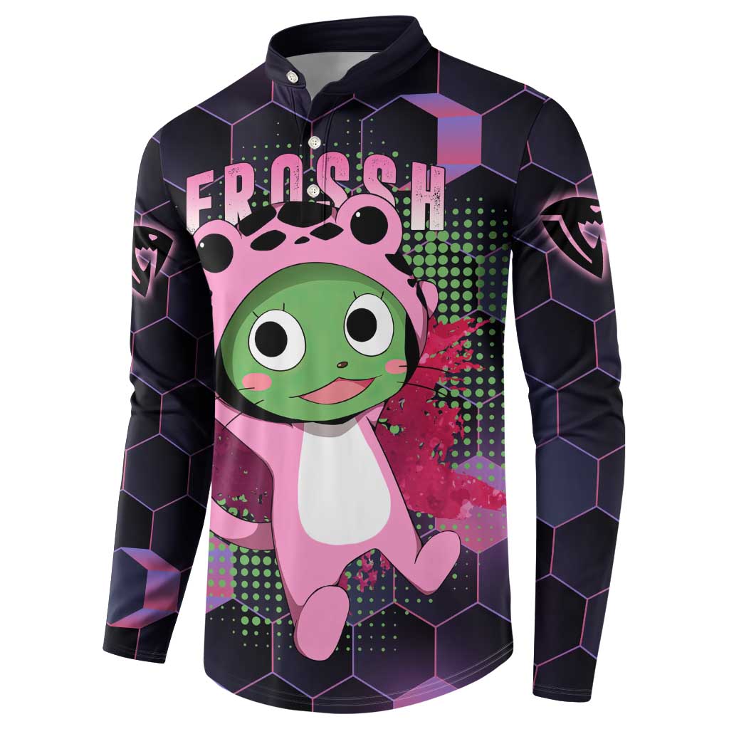 Sabertooth Frosch - Fairy Tail Button Sweatshirt Anime Style