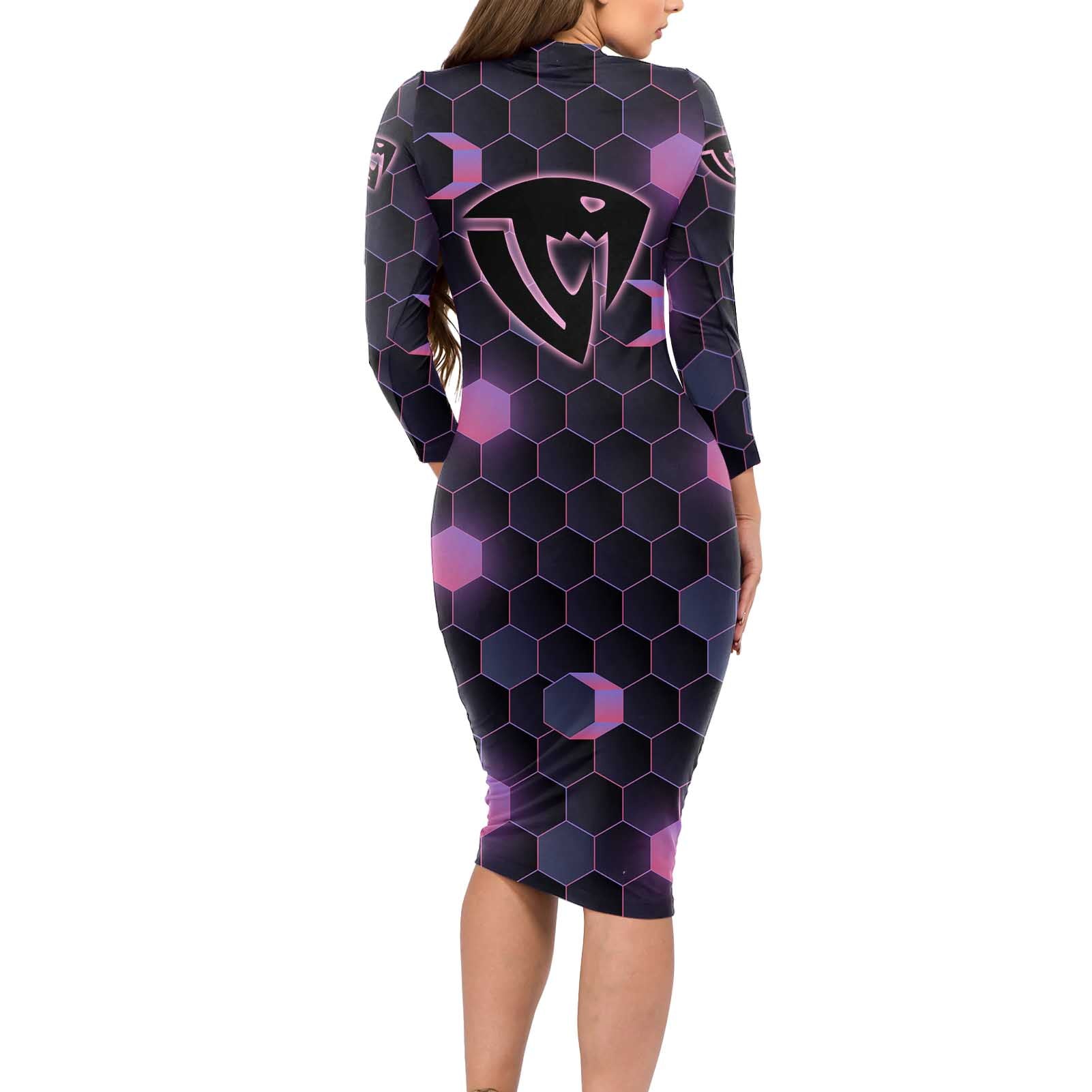 Sabertooth Frosch - Fairy Tail Long Sleeve Bodycon Dress Anime Style
