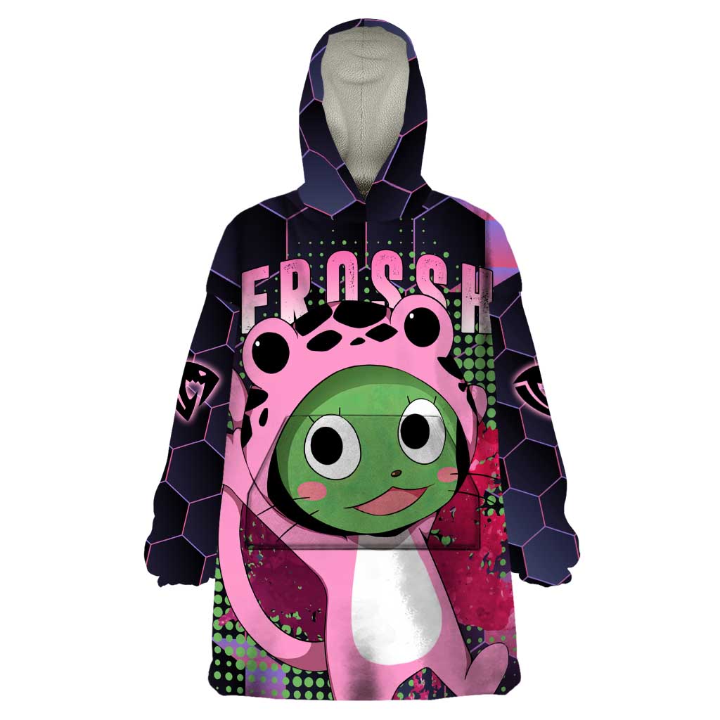 Sabertooth Frosch - Fairy Tail Wearable Blanket Hoodie Anime Style