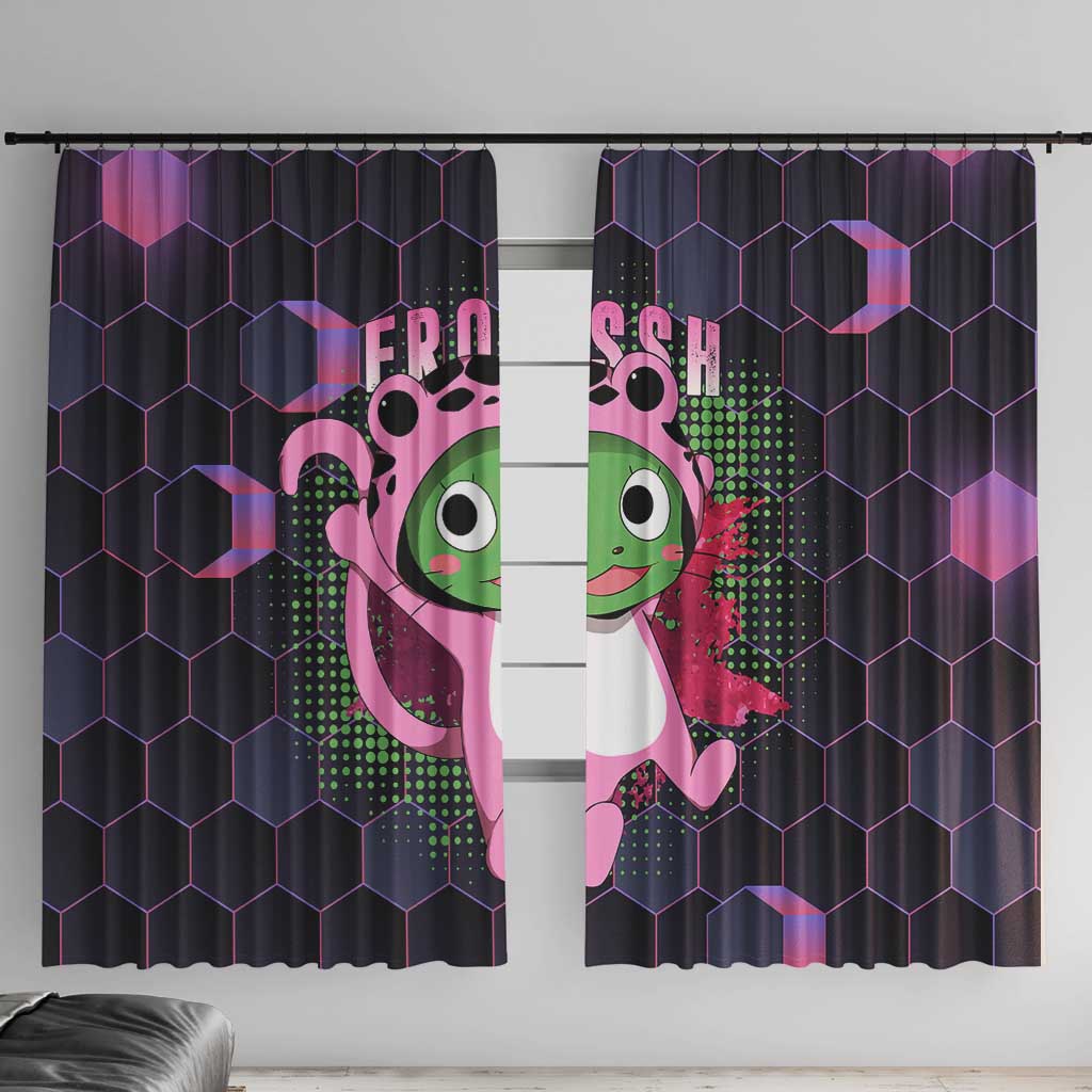 Sabertooth Frosch - Fairy Tail Window Curtain Anime Style