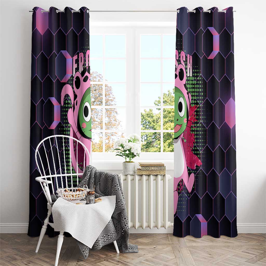 Sabertooth Frosch - Fairy Tail Window Curtain Anime Style
