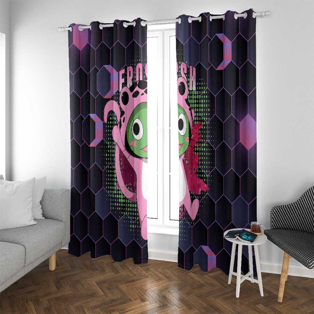 Sabertooth Frosch - Fairy Tail Window Curtain Anime Style