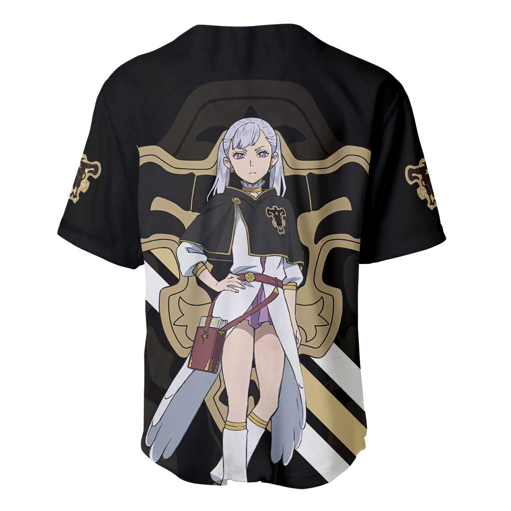 Noelle Silva - Black Bull Baseball Jersey Anime Style