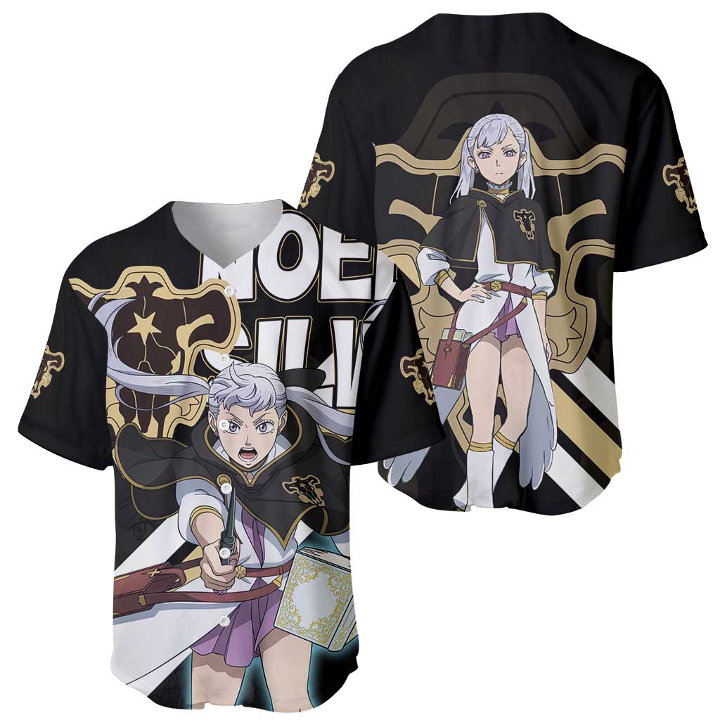 Noelle Silva - Black Bull Baseball Jersey Anime Style