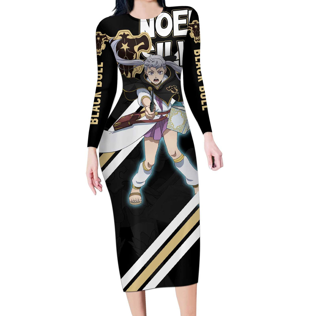 Noelle Silva - Black Bull Long Sleeve Bodycon Dress Anime Style