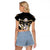 Noelle Silva - Black Bull Raglan Cropped T Shirt Anime Style