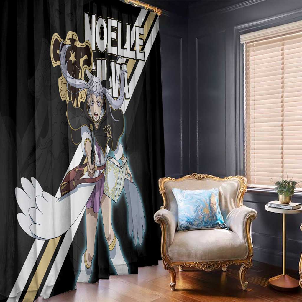 Noelle Silva - Black Bull Window Curtain Anime Style