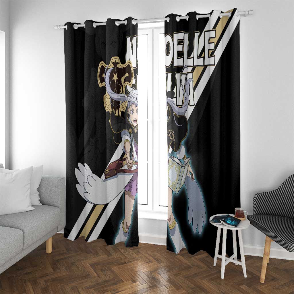 Noelle Silva - Black Bull Window Curtain Anime Style