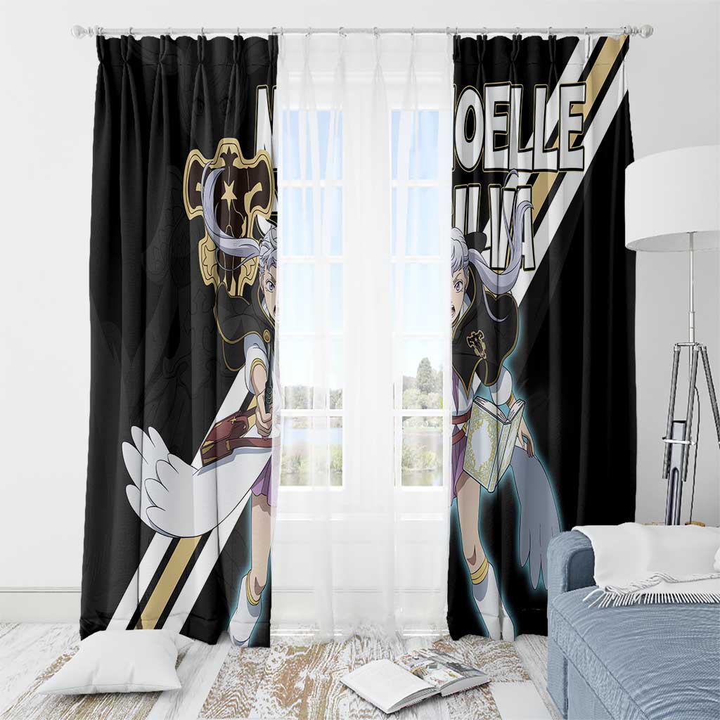 Noelle Silva - Black Bull Window Curtain Anime Style