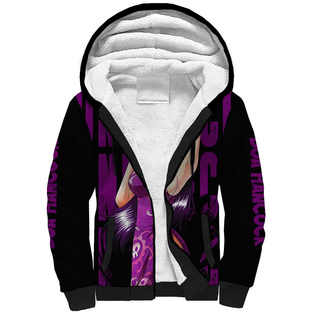 Boa Hancok - One Piece Sherpa Hoodie Anime Style