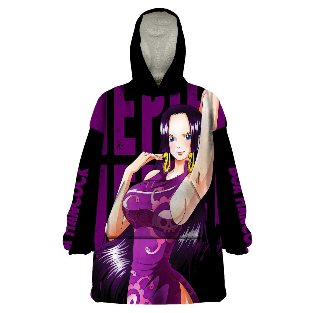 Boa Hancok - One Piece Wearable Blanket Hoodie Anime Style