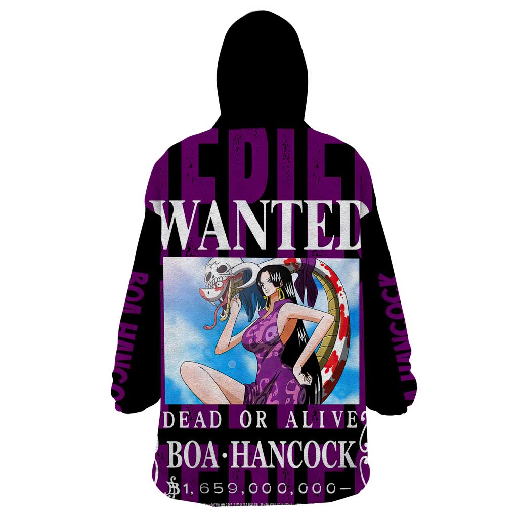 Boa Hancok - One Piece Wearable Blanket Hoodie Anime Style