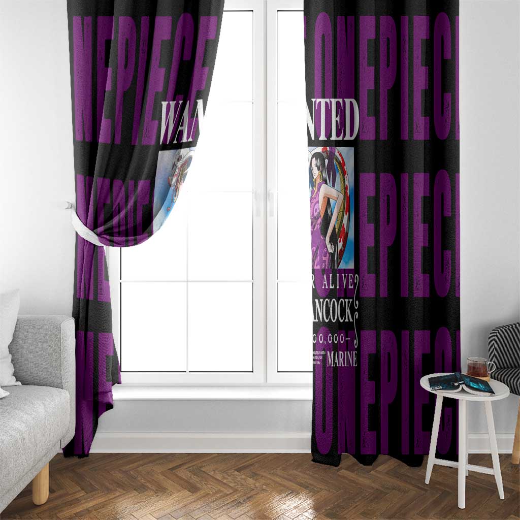 Boa Hancok - One Piece Window Curtain Anime Style