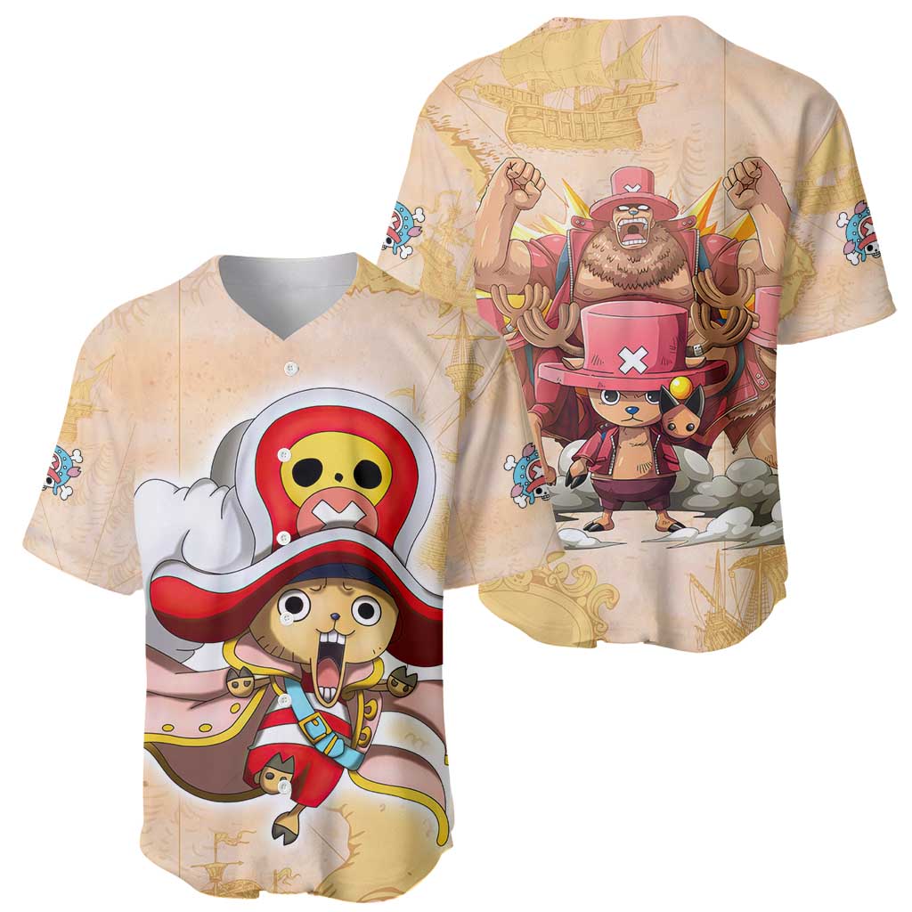 Tony Tony Chopper - One Piece Baseball Jersey Anime Style