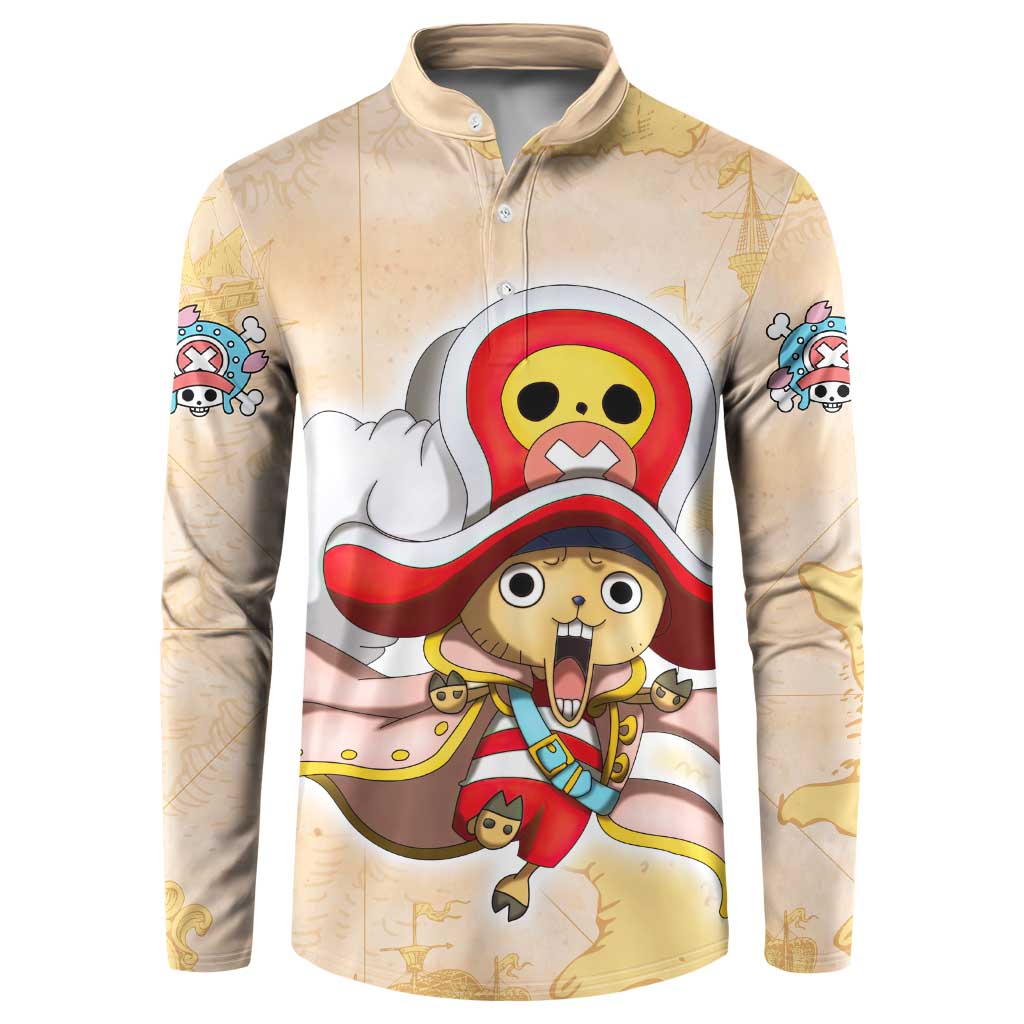Tony Tony Chopper - One Piece Button Sweatshirt Anime Style
