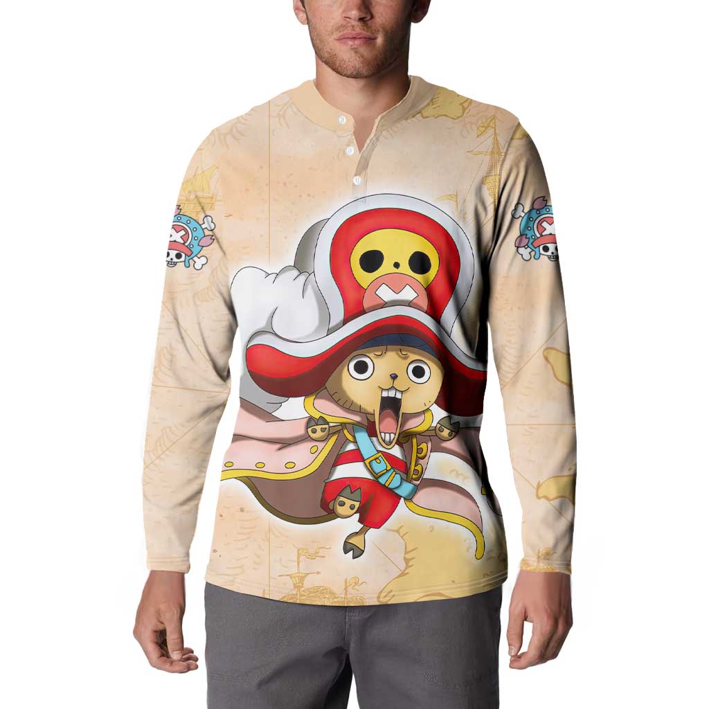 Tony Tony Chopper - One Piece Button Sweatshirt Anime Style