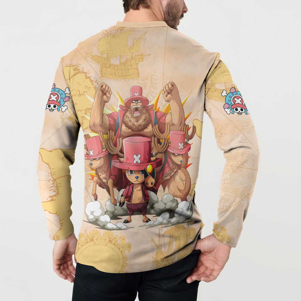 Tony Tony Chopper - One Piece Button Sweatshirt Anime Style